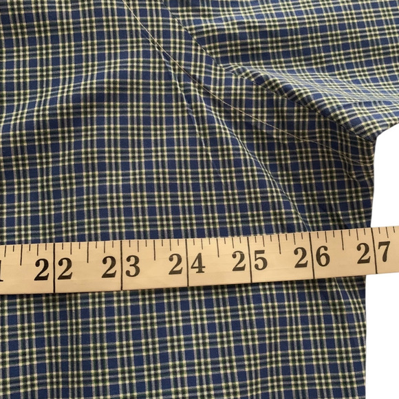 Vtg Polo Shirt Men's 17.5/35 Ralph Curham Sport Lauren Dress Shirt Irish Tartan - Picture 4 of 5